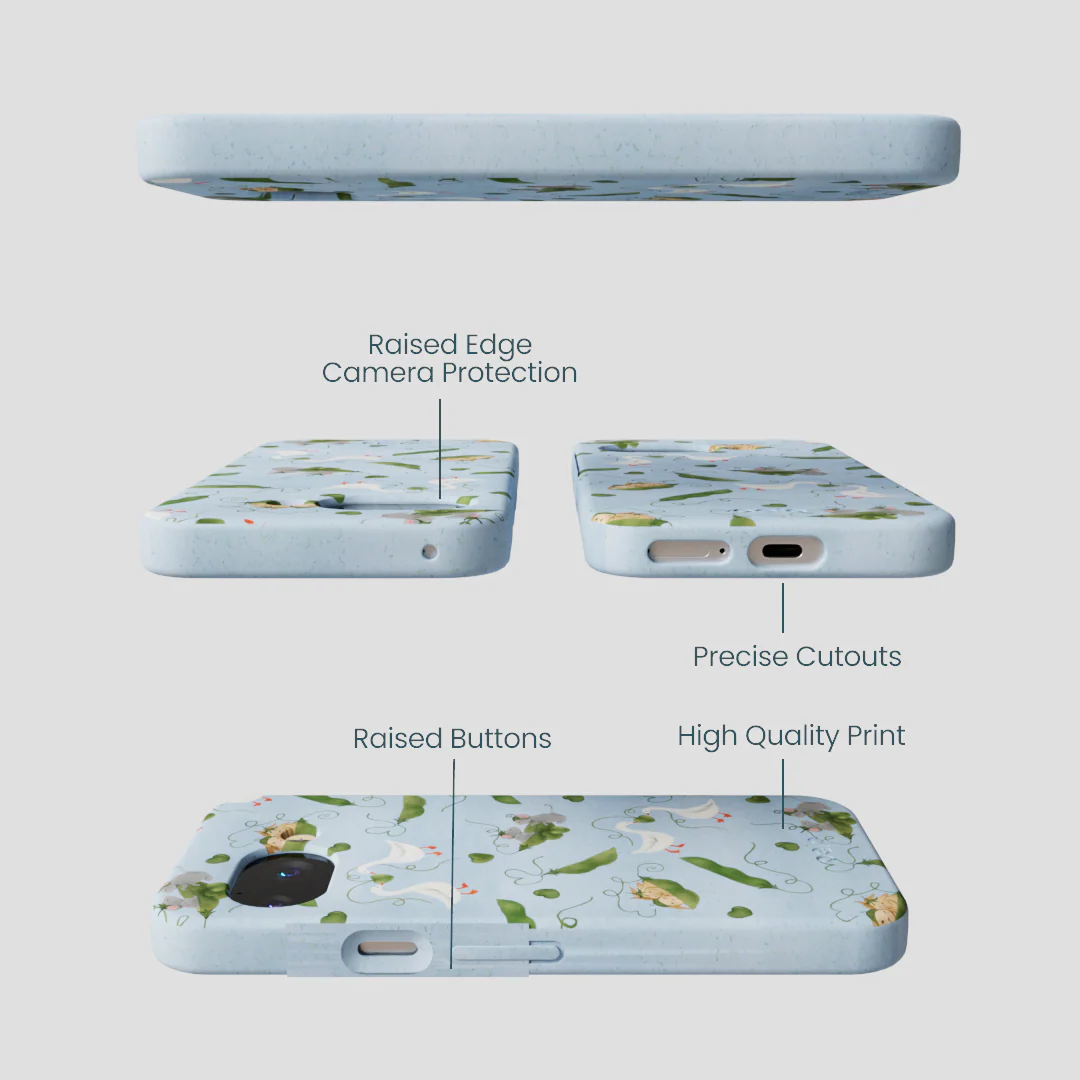 Powder Blue Two Peas in a Pod Google Pixel 9a Case - Image 3