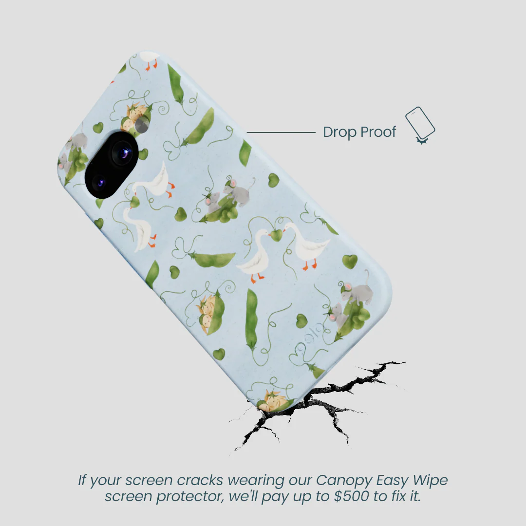 Powder Blue Two Peas in a Pod Google Pixel 9a Case - Image 5