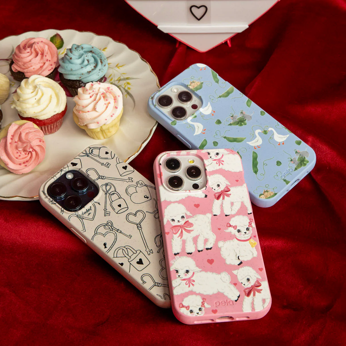 Powder Blue Two Peas in a Pod iPhone 11 Case - Image 6