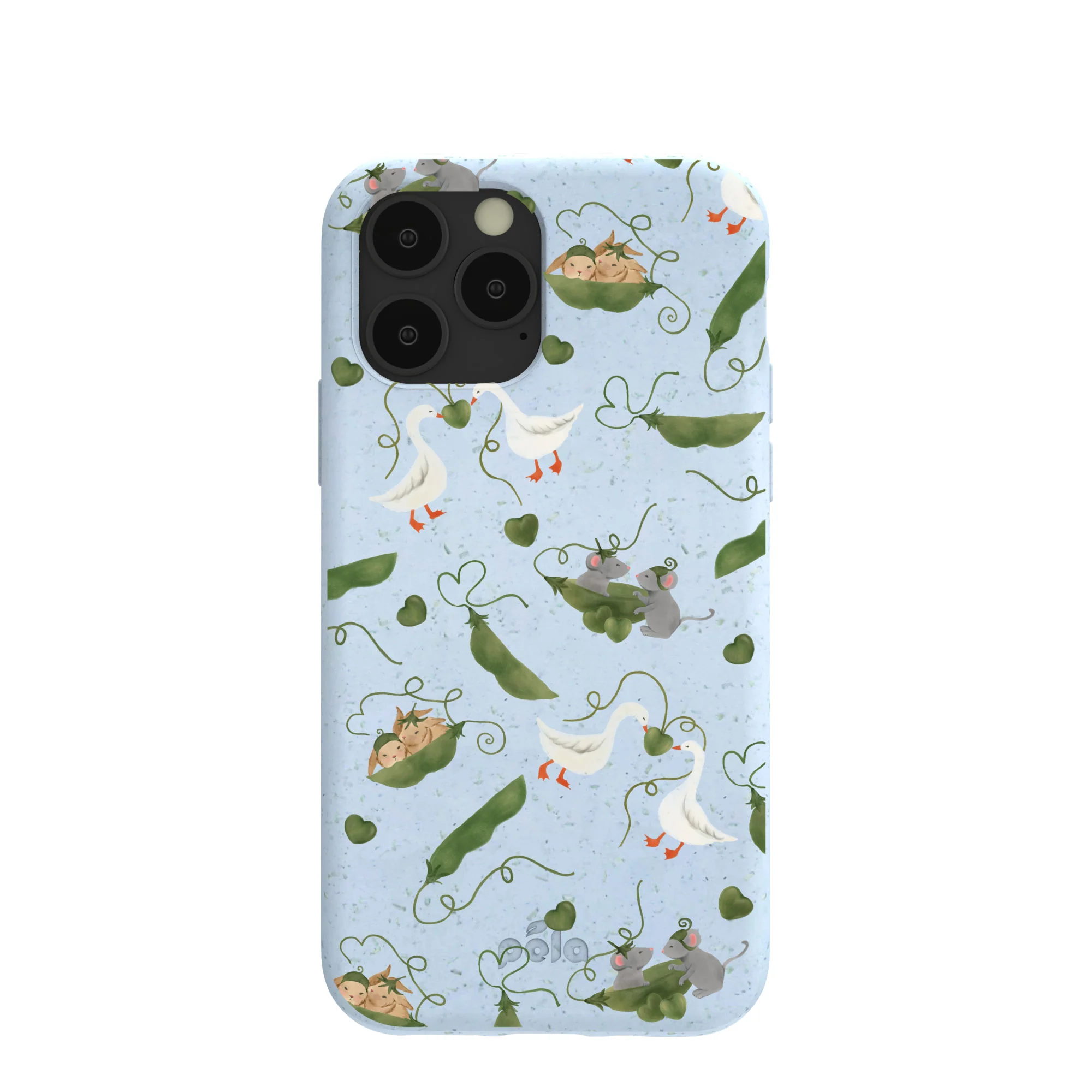 Powder Blue Two Peas in a Pod iPhone 11 Pro Case