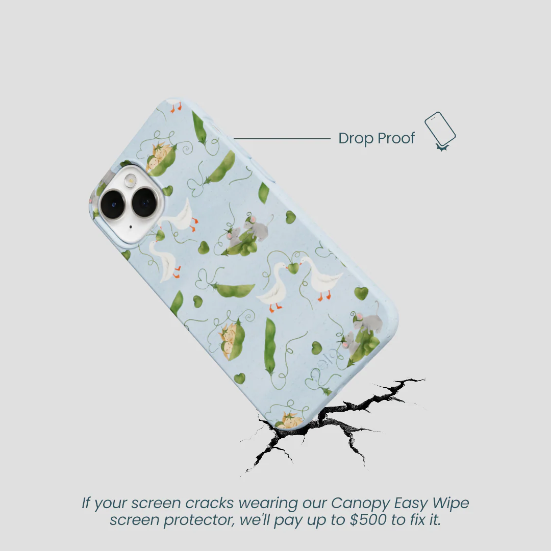 Powder Blue Two Peas in a Pod iPhone 13 Mini Case - Image 5