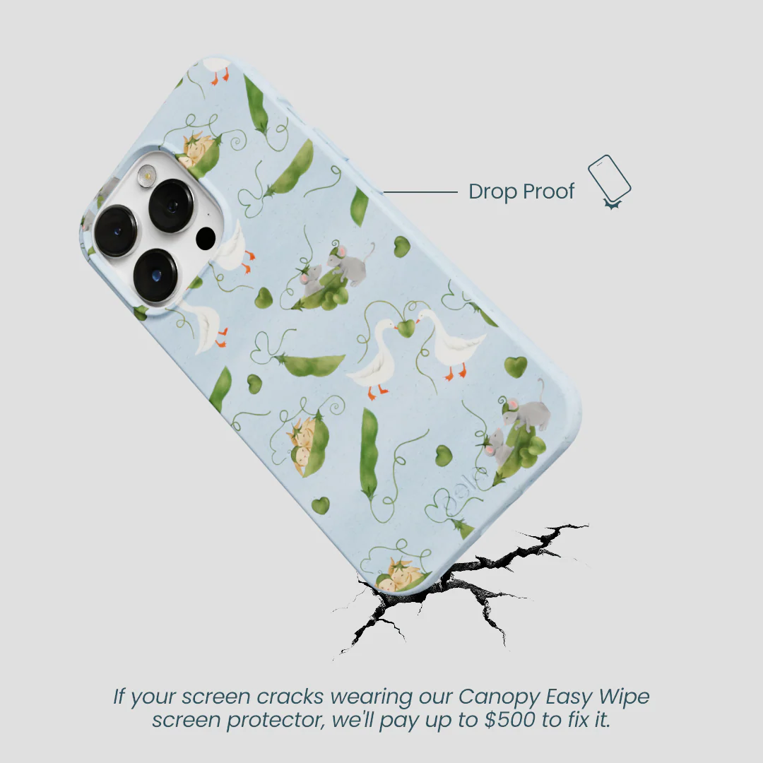 Powder Blue Two Peas in a Pod iPhone 13 Pro Max Case - Image 5