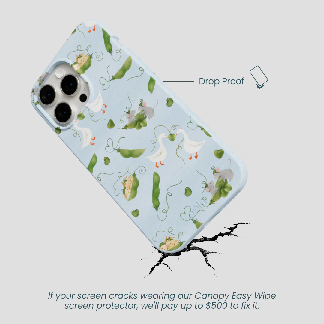 Powder Blue Two Peas in a Pod iPhone 15 Pro Max Case - Image 5