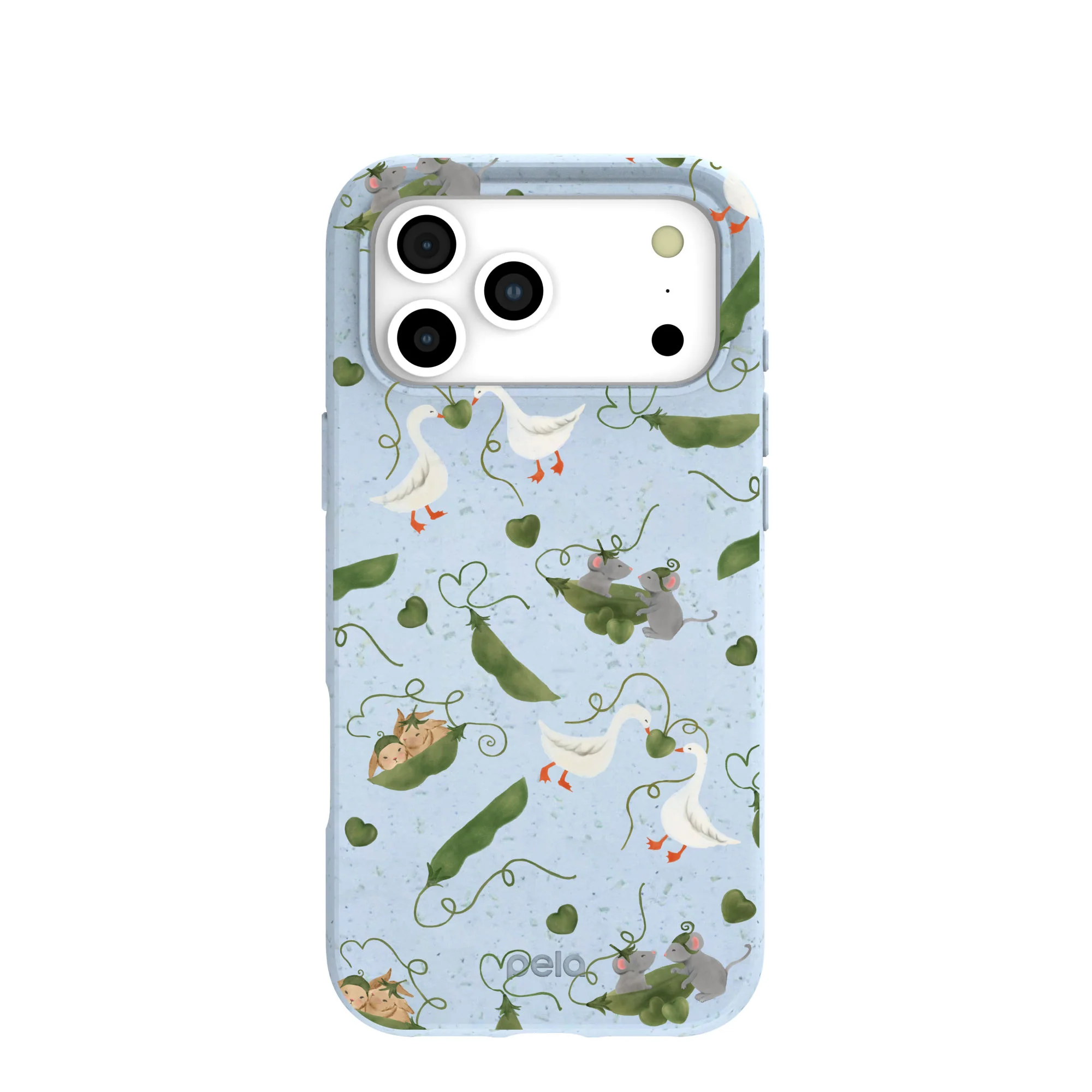 Powder Blue Two Peas in a Pod iPhone 17 Pro Max Case