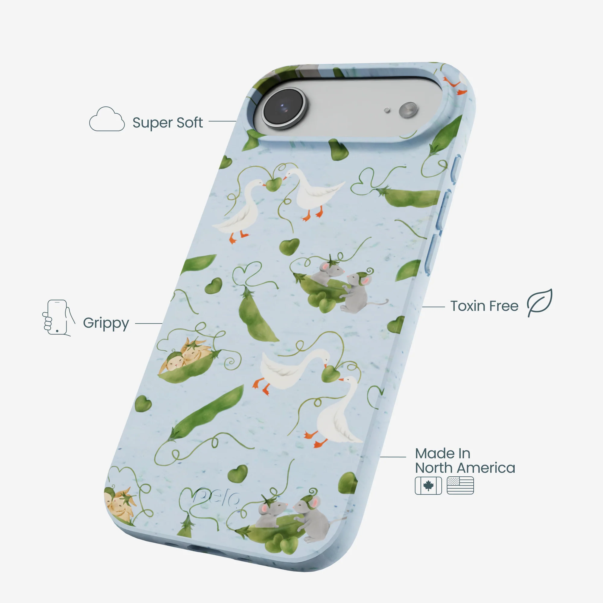 Powder Blue Two Peas in a Pod iPhone Air Case - Image 4