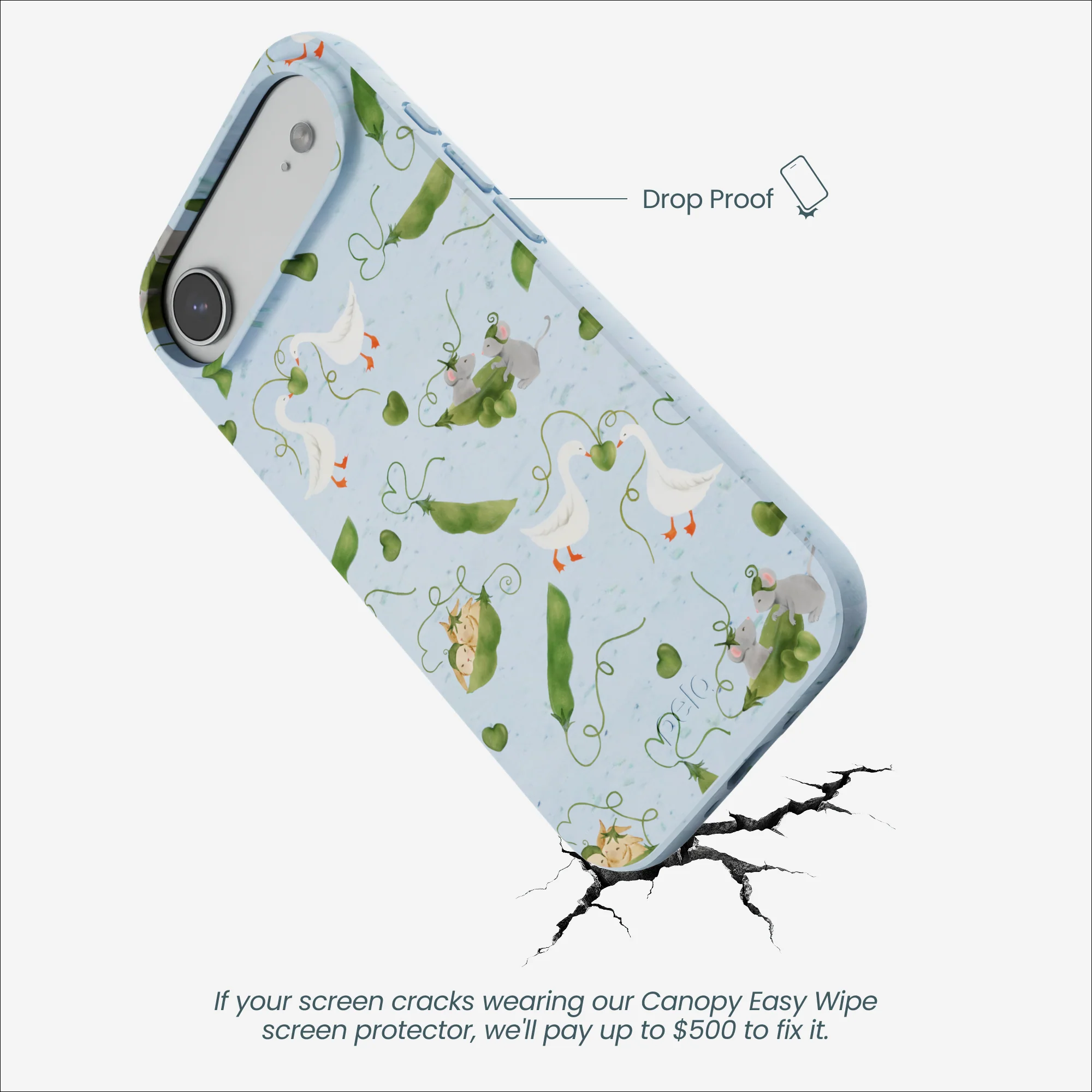 Powder Blue Two Peas in a Pod iPhone Air Case - Image 5