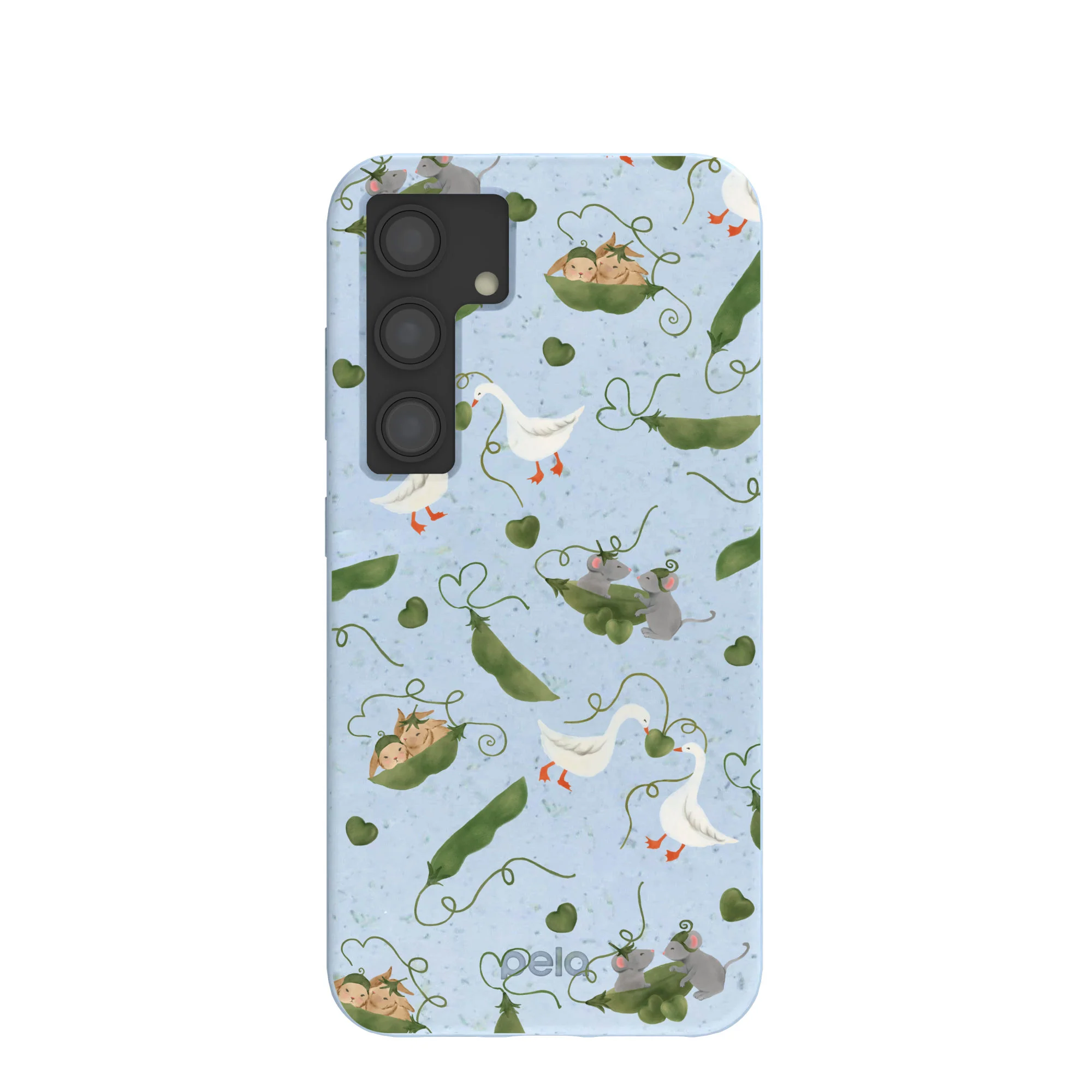 Powder Blue Two Peas in a Pod Samsung Galaxy S24 Case