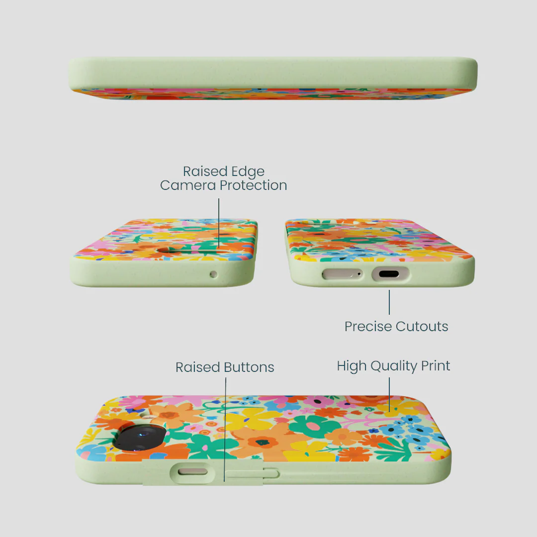 Sage Green Bright Spring Google Pixel 9a Case - Image 3