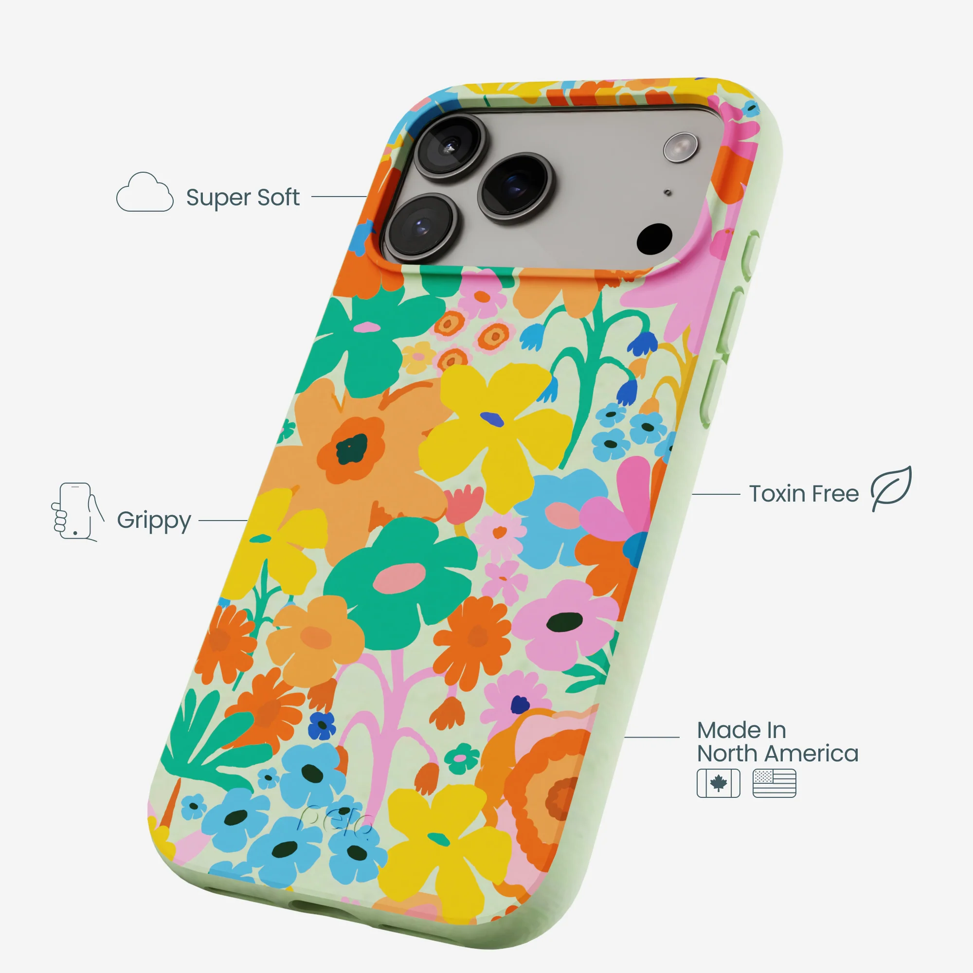 Sage Green Bright Spring iPhone 17 Pro Max Case - Image 4