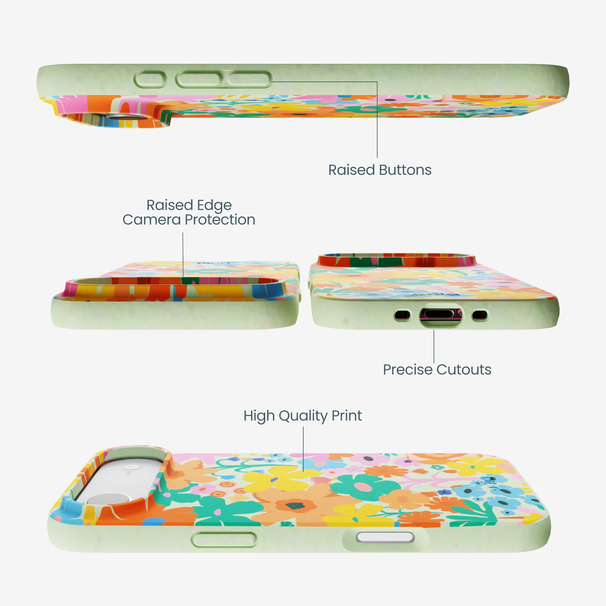 Sage Green Bright Spring iPhone Air Case - Image 3
