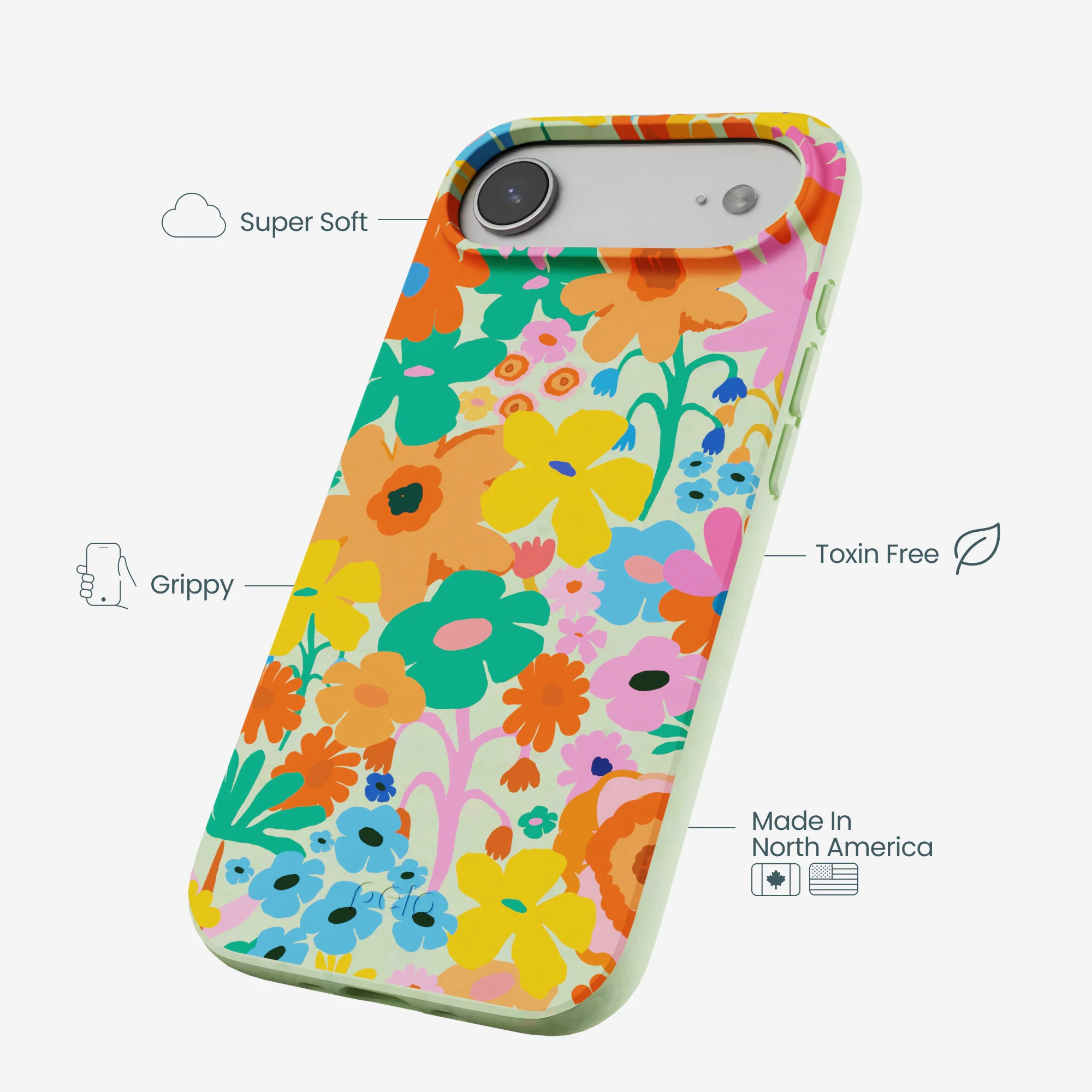 Sage Green Bright Spring iPhone Air Case - Image 4