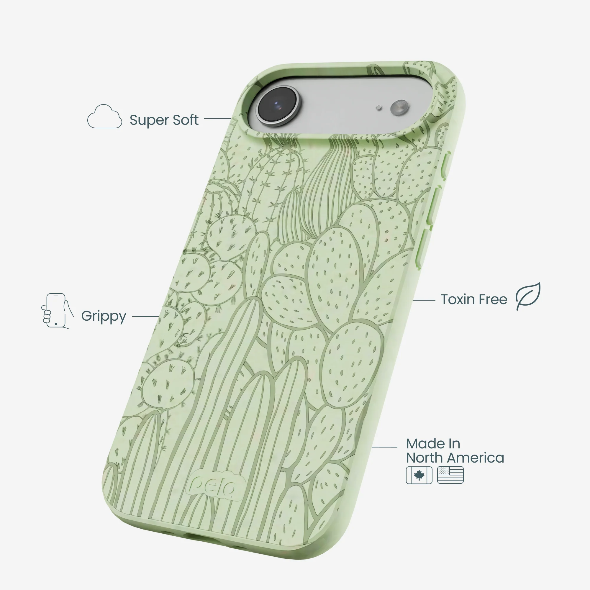 Sage Green Cacti iPhone Air Case - Image 4