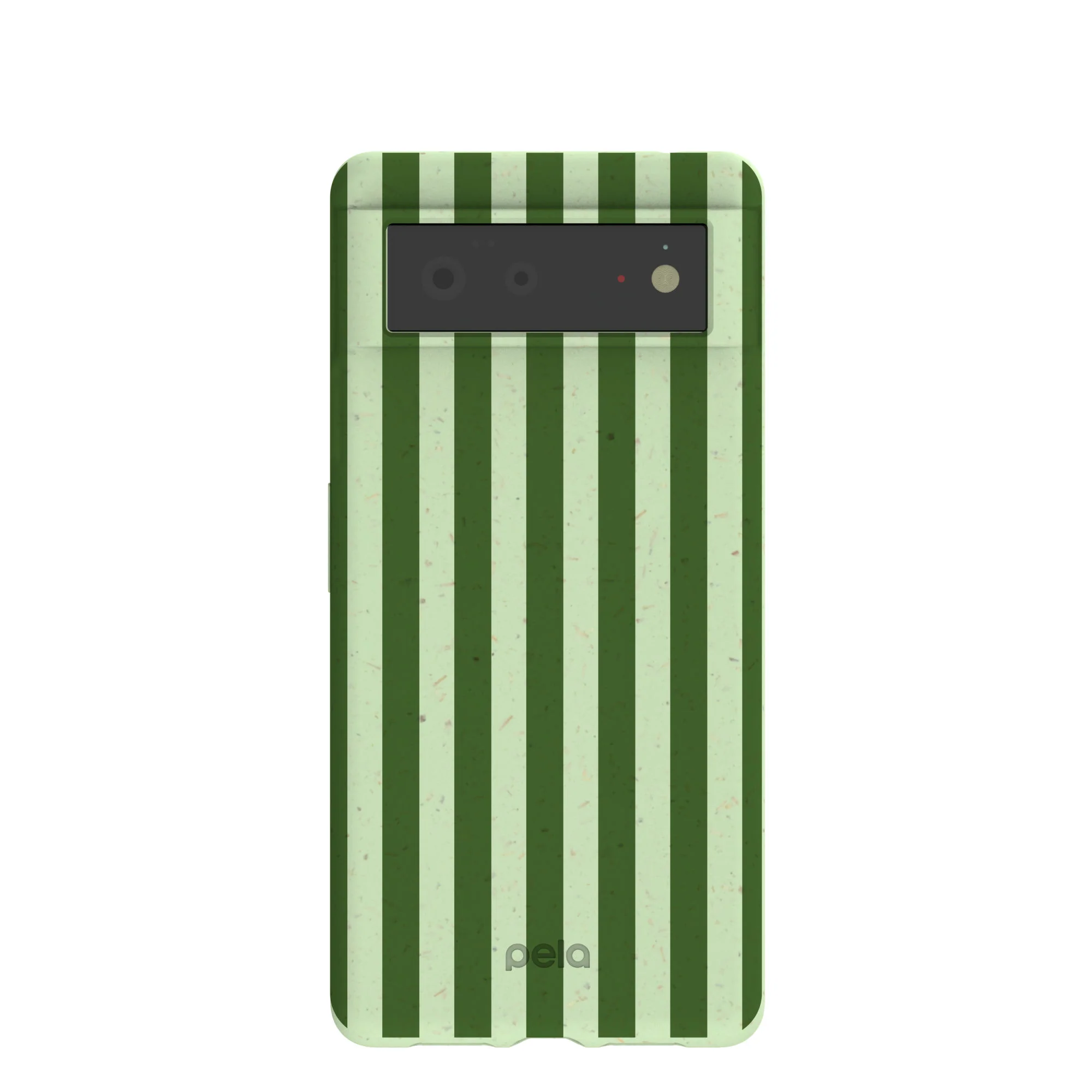 Sage Green Clover Stripes Google Pixel 6 Case