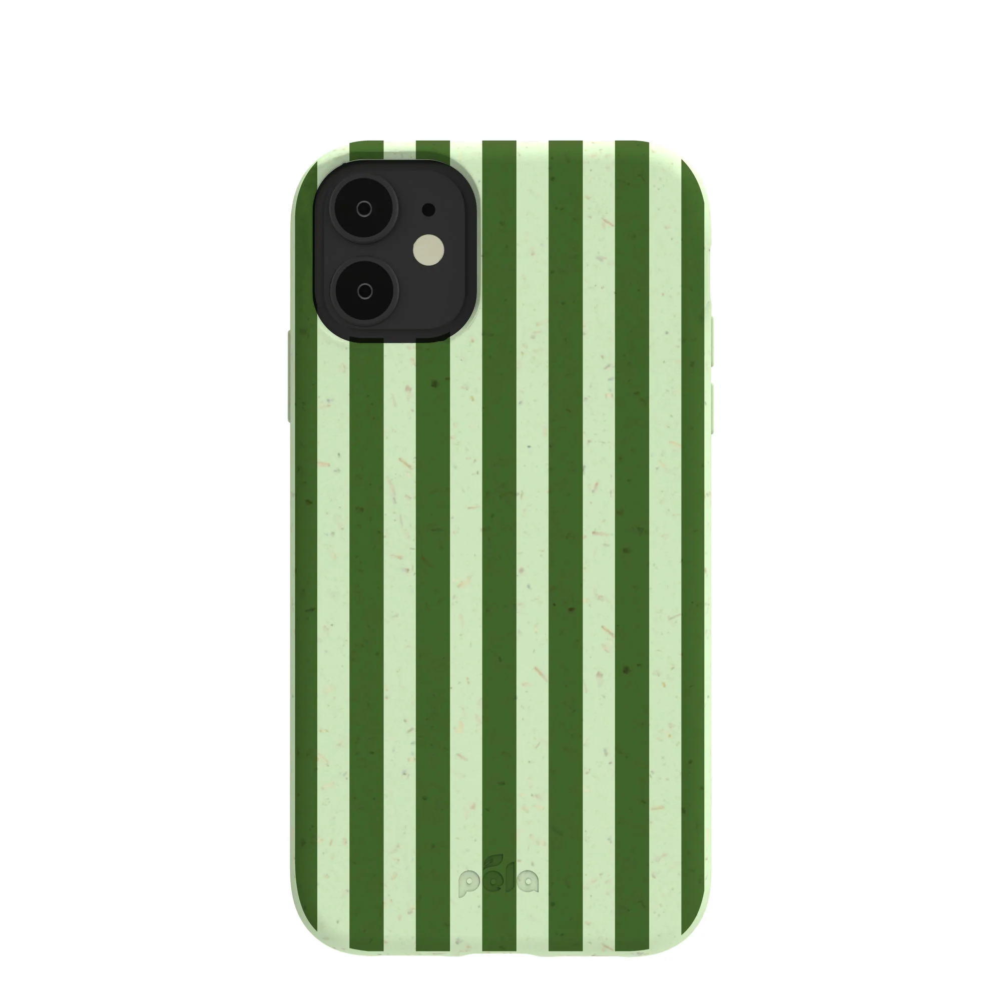 Sage Green Clover Stripes iPhone 11 Case