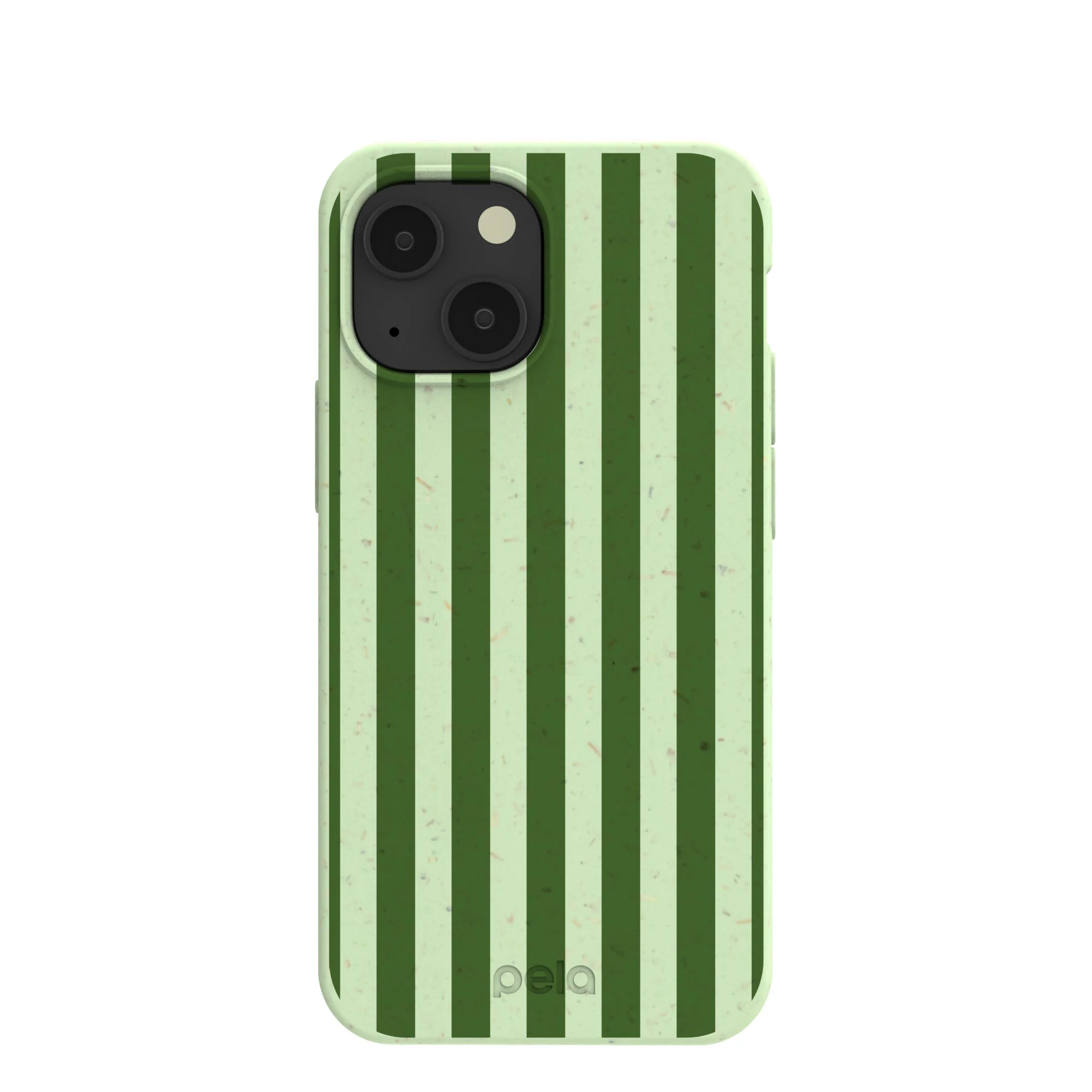 Sage Green Clover Stripes iPhone 13 Mini Case
