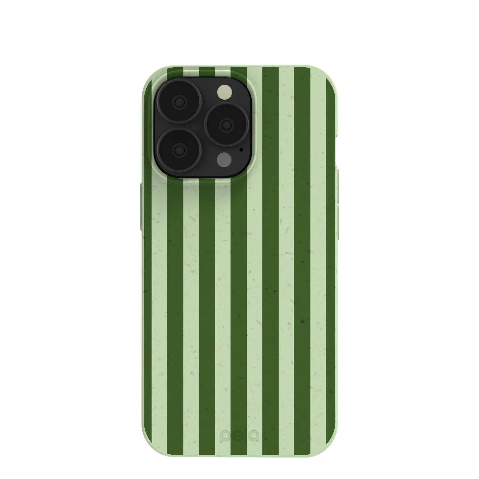 Sage Green Clover Stripes iPhone 13 Pro Case