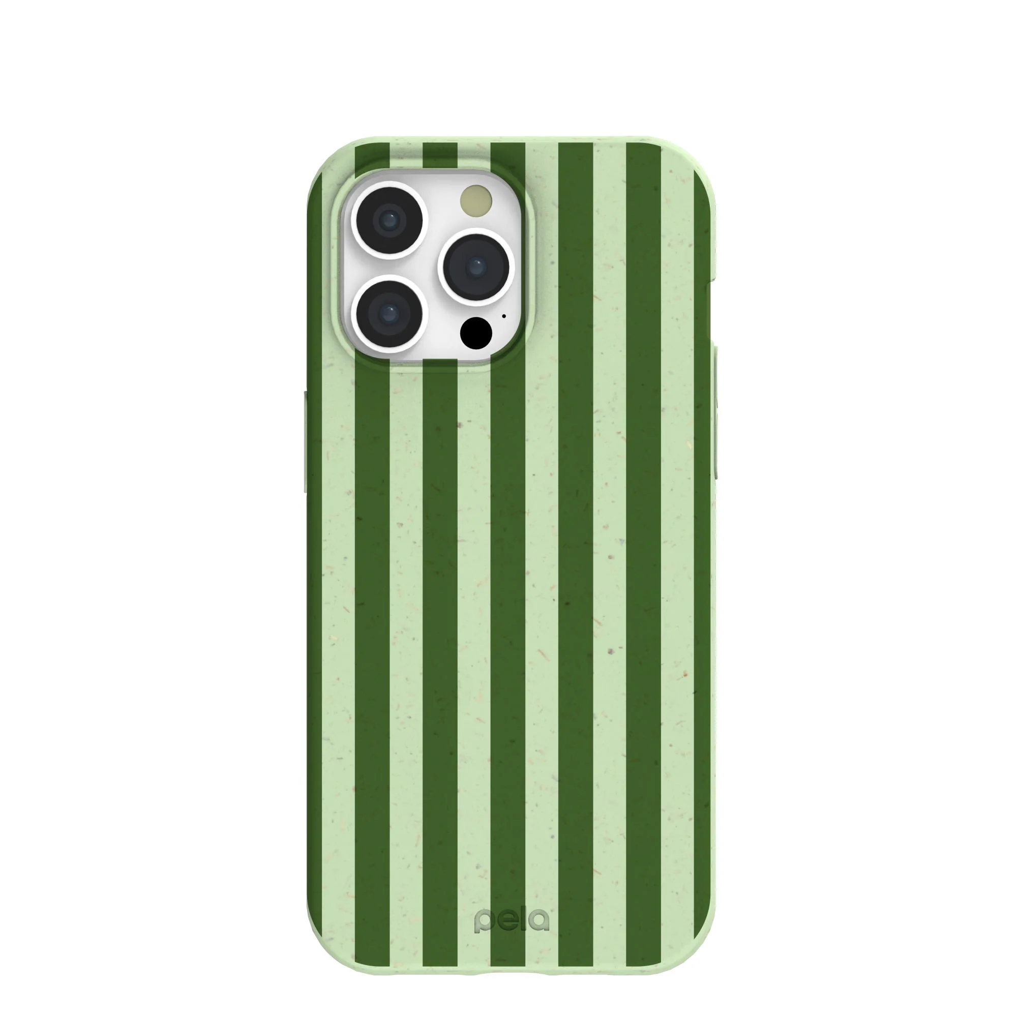 Sage Green Clover Stripes iPhone 15 Pro Max Case