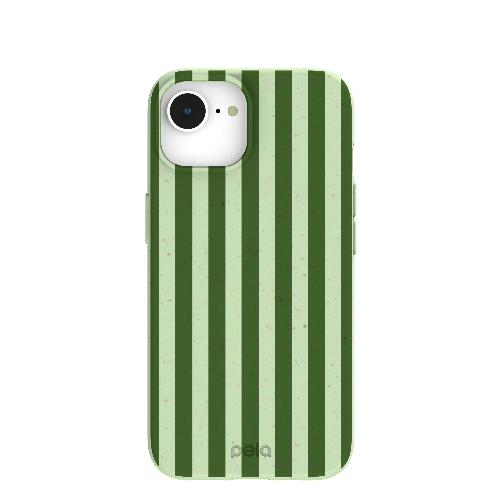 Sage Green Clover Stripes iPhone 16e/17e Case