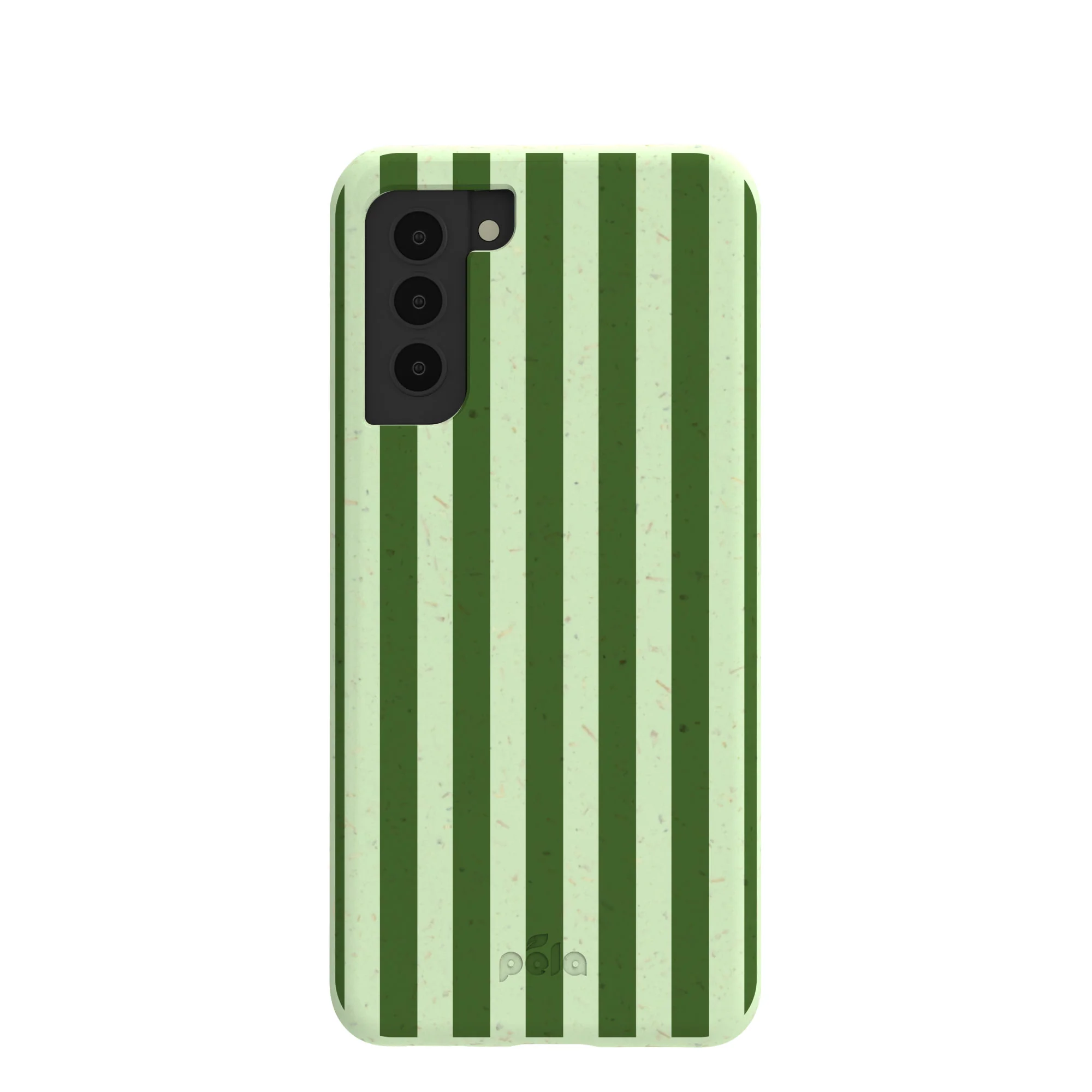 Sage Green Clover Stripes Samsung Galaxy S21 Case