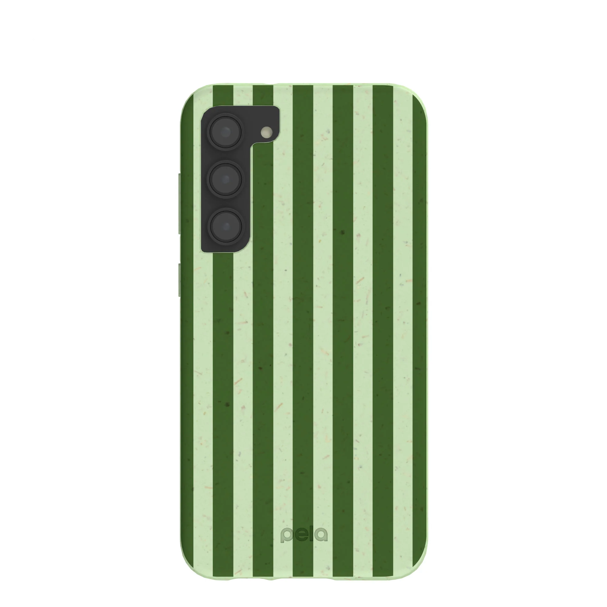 Sage Green Clover Stripes Samsung Galaxy S23+(Plus) Case