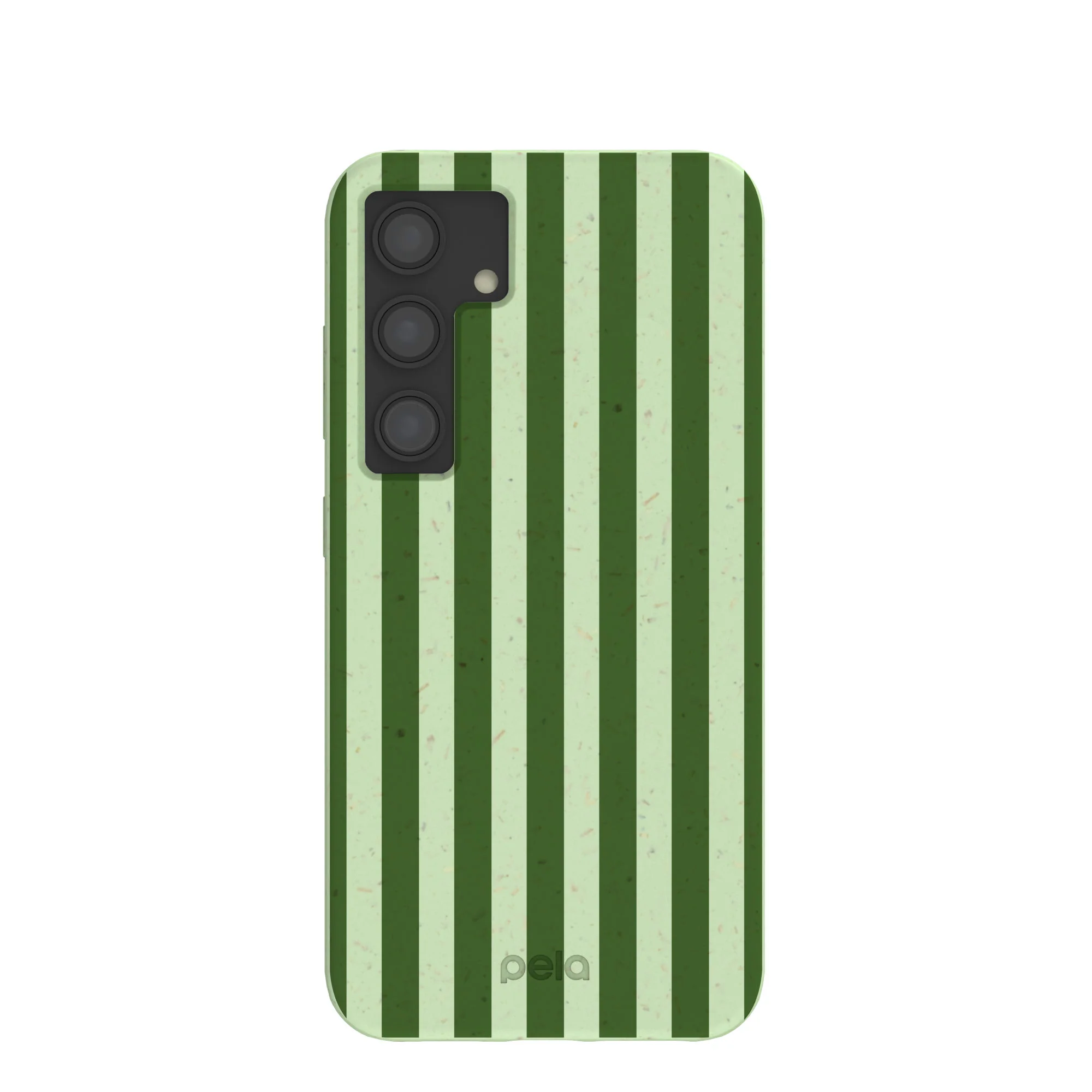 Sage Green Clover Stripes Samsung Galaxy S24 Case