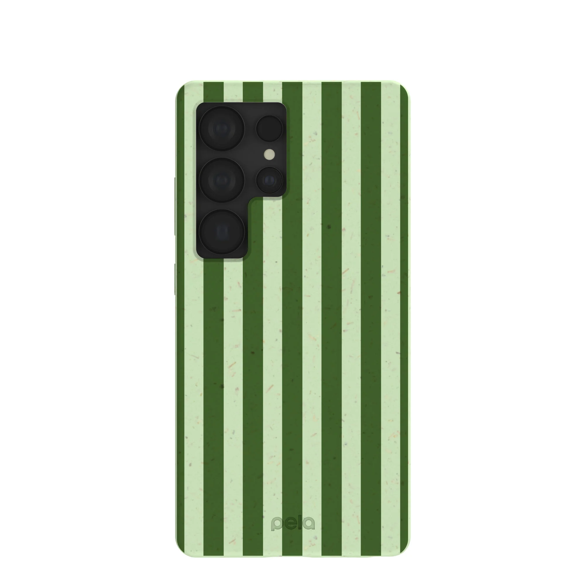 Sage Green Clover Stripes Samsung Galaxy S25 Ultra Case