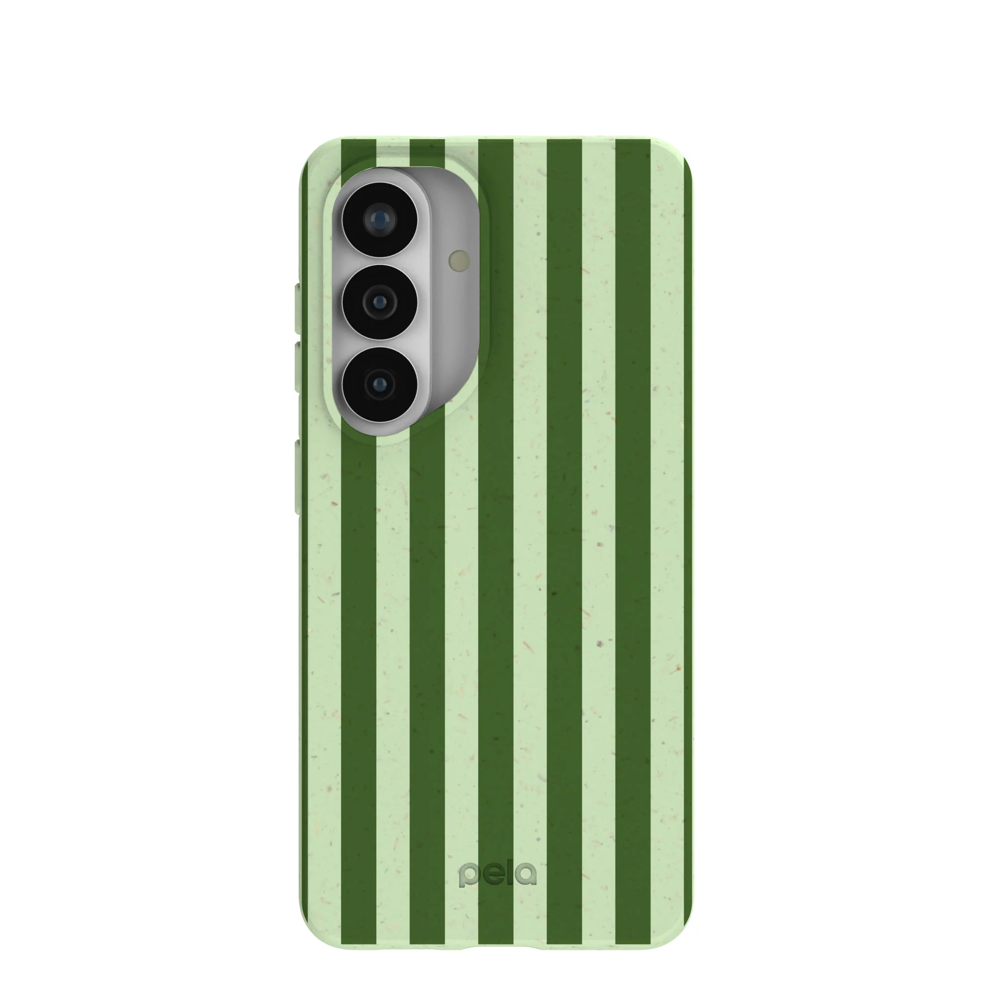 Sage Green Clover Stripes Samsung Galaxy S26 Case