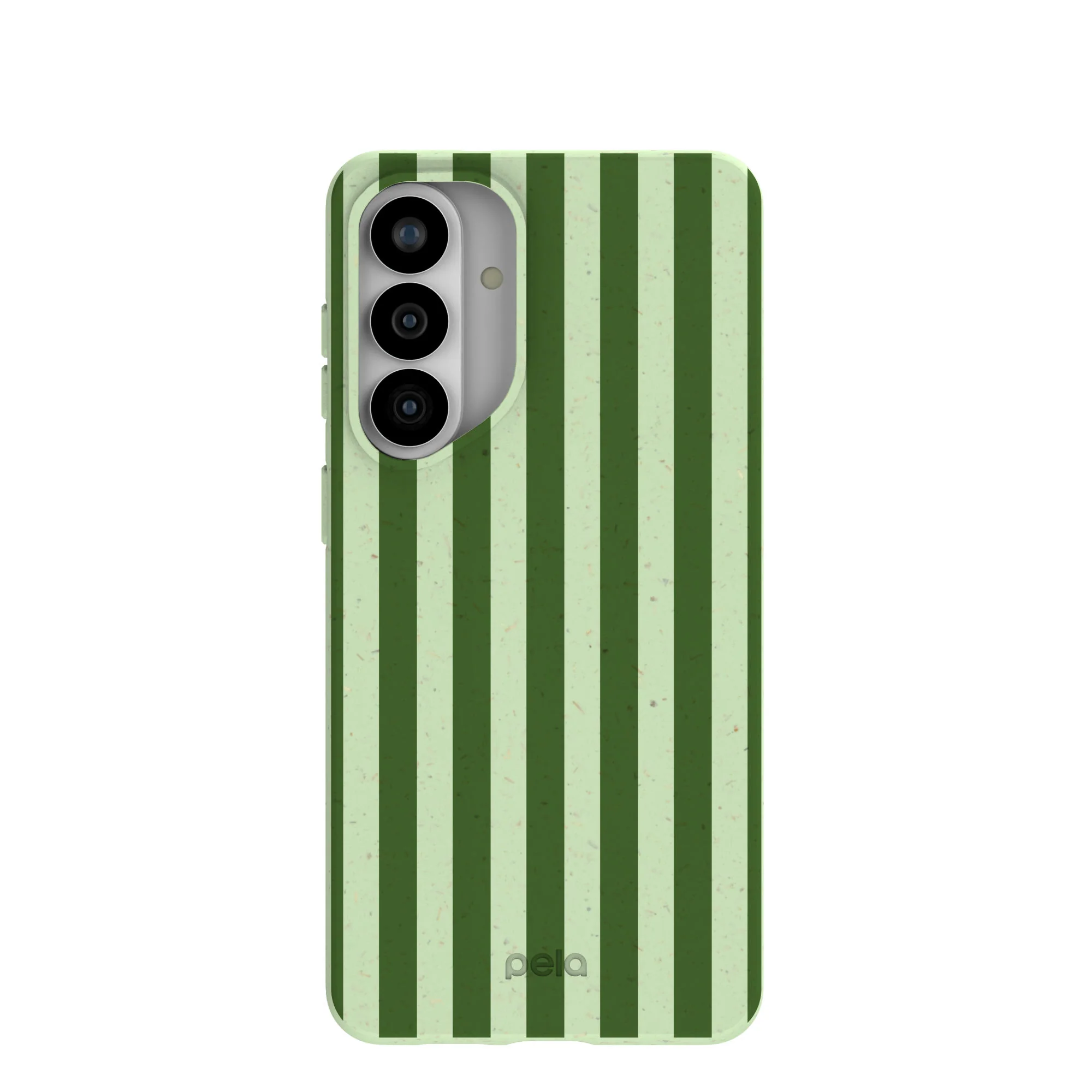 Sage Green Clover Stripes Samsung Galaxy S26+(Plus) Case