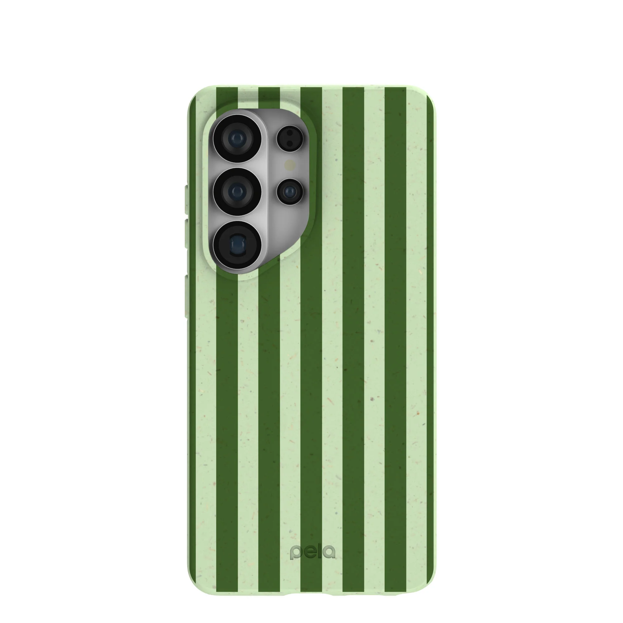 Sage Green Clover Stripes Samsung Galaxy S26 Ultra Case