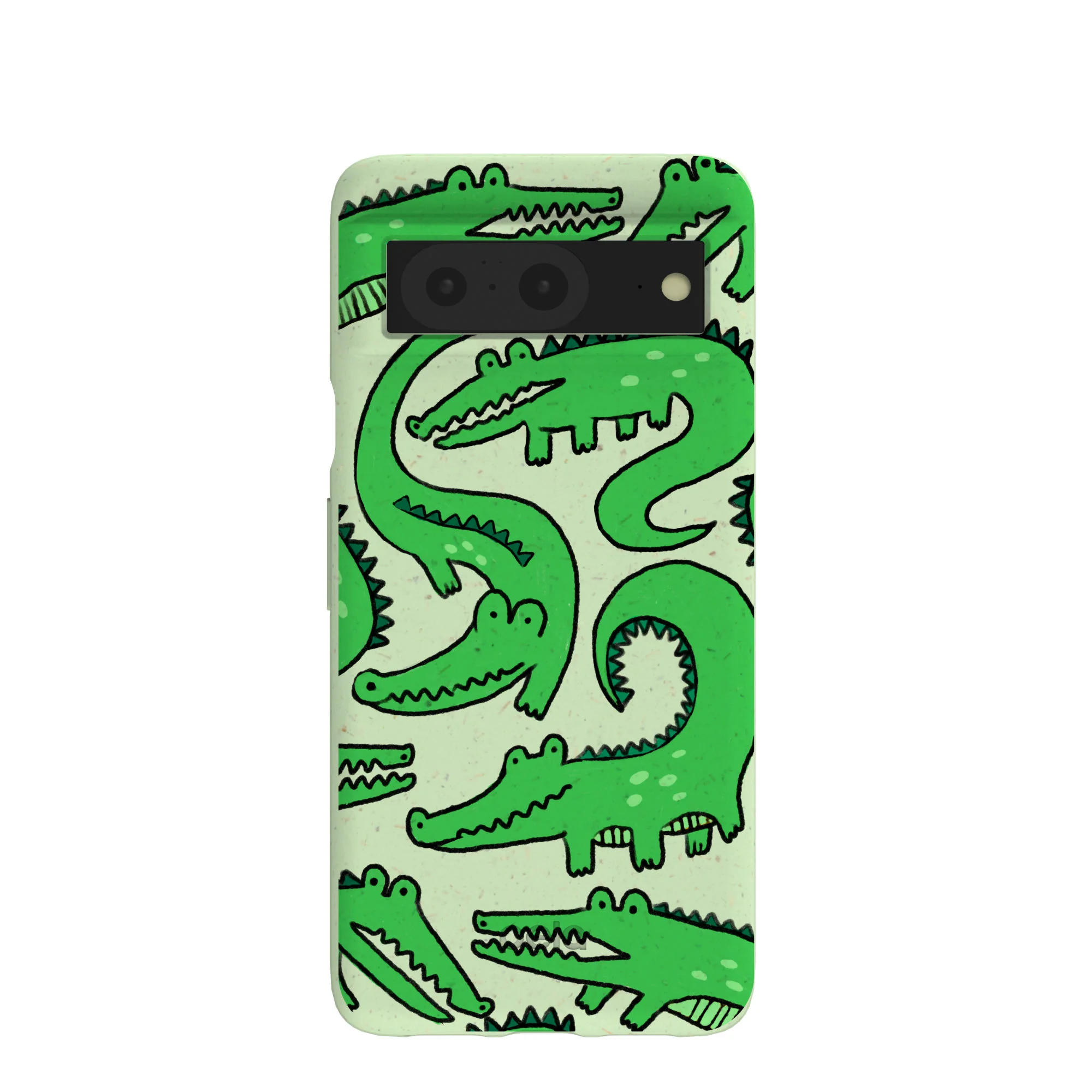Sage Green Croc a Doodle Google Pixel 8 Case