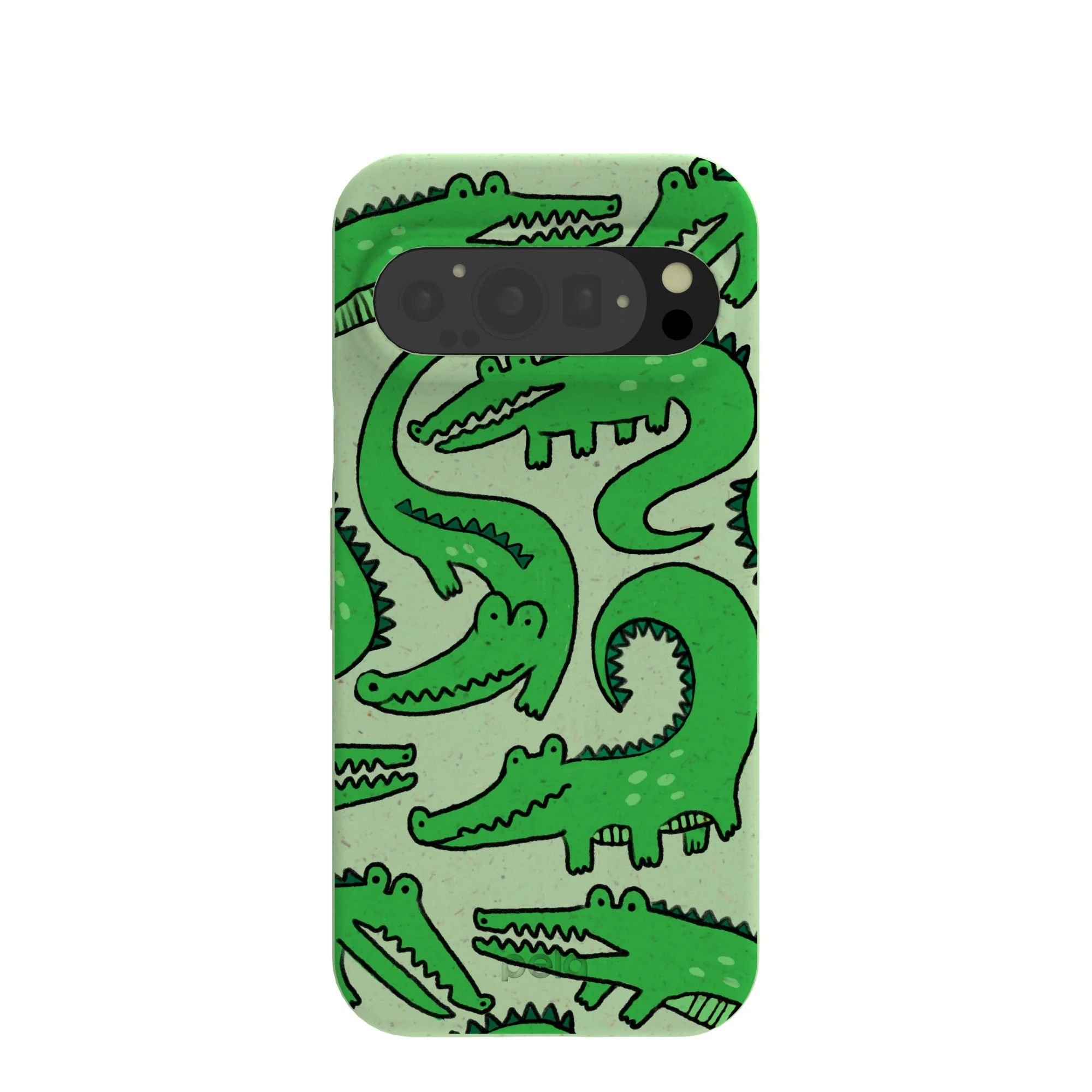 Sage Green Croc a Doodle Google Pixel 9/9 Pro Case