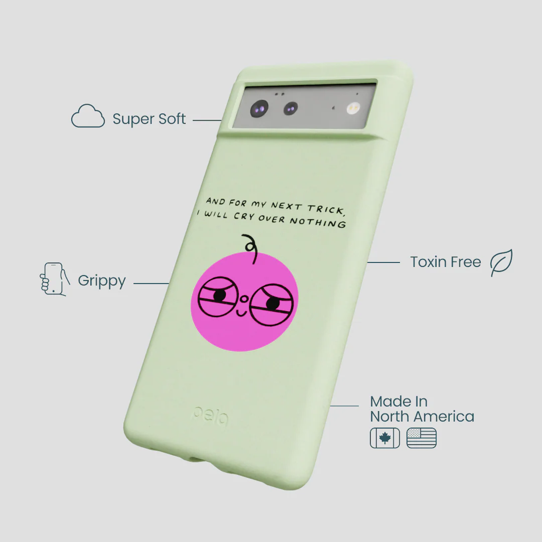 Sage Green Cry Google Pixel 6 Case - Image 4