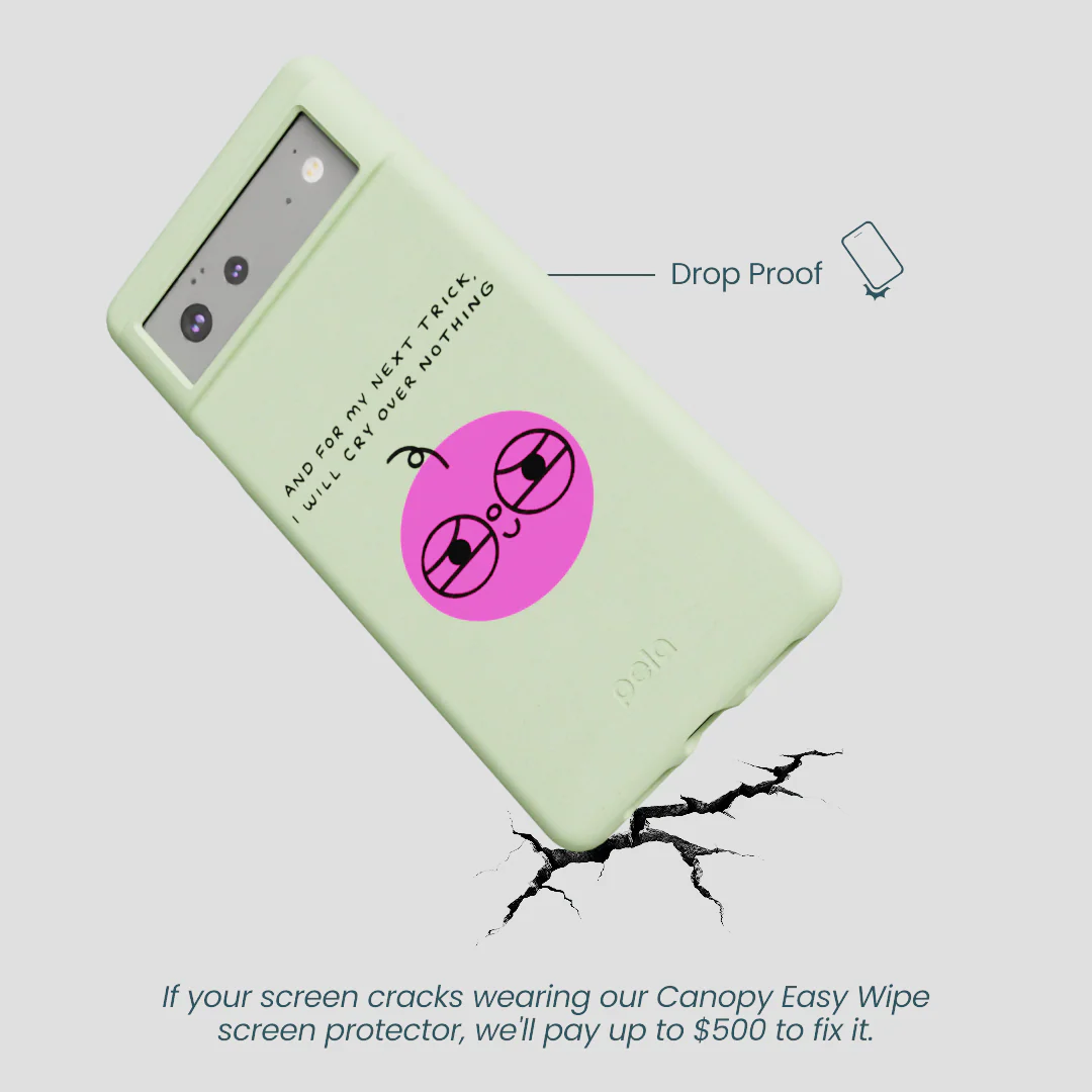 Sage Green Cry Google Pixel 6a Case - Image 5