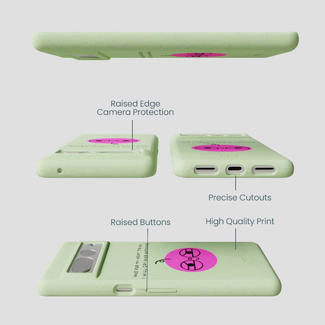 Sage Green Cry Google Pixel 7 Pro Case - Image 3
