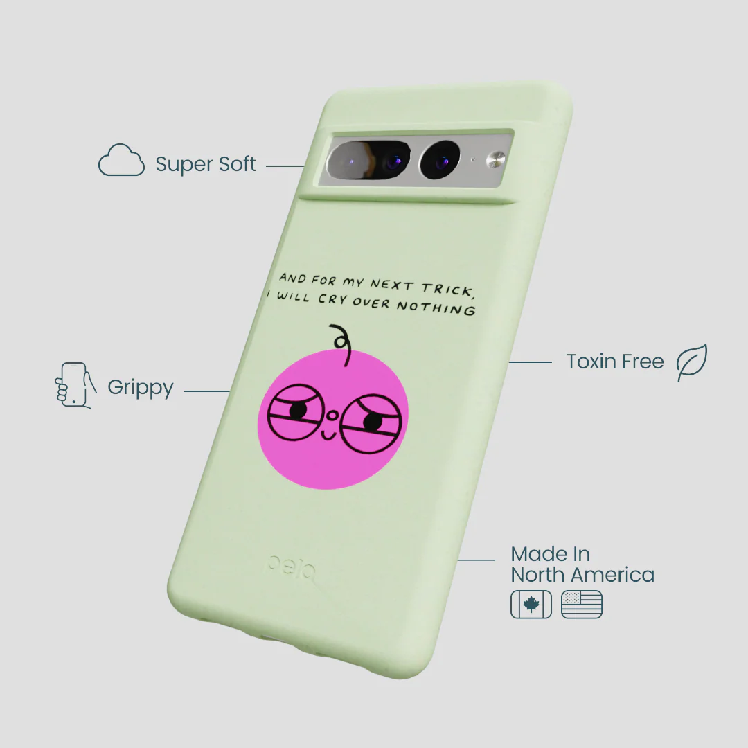 Sage Green Cry Google Pixel 7 Pro Case - Image 4