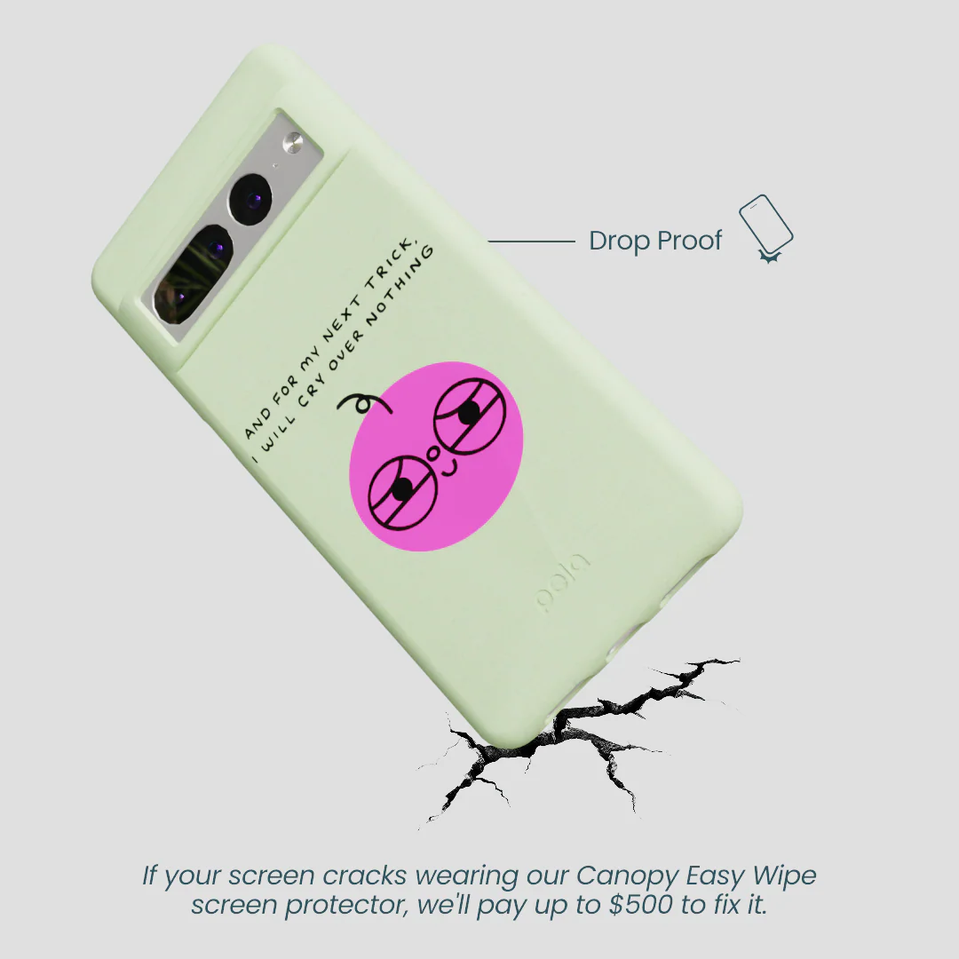 Sage Green Cry Google Pixel 7 Pro Case - Image 5