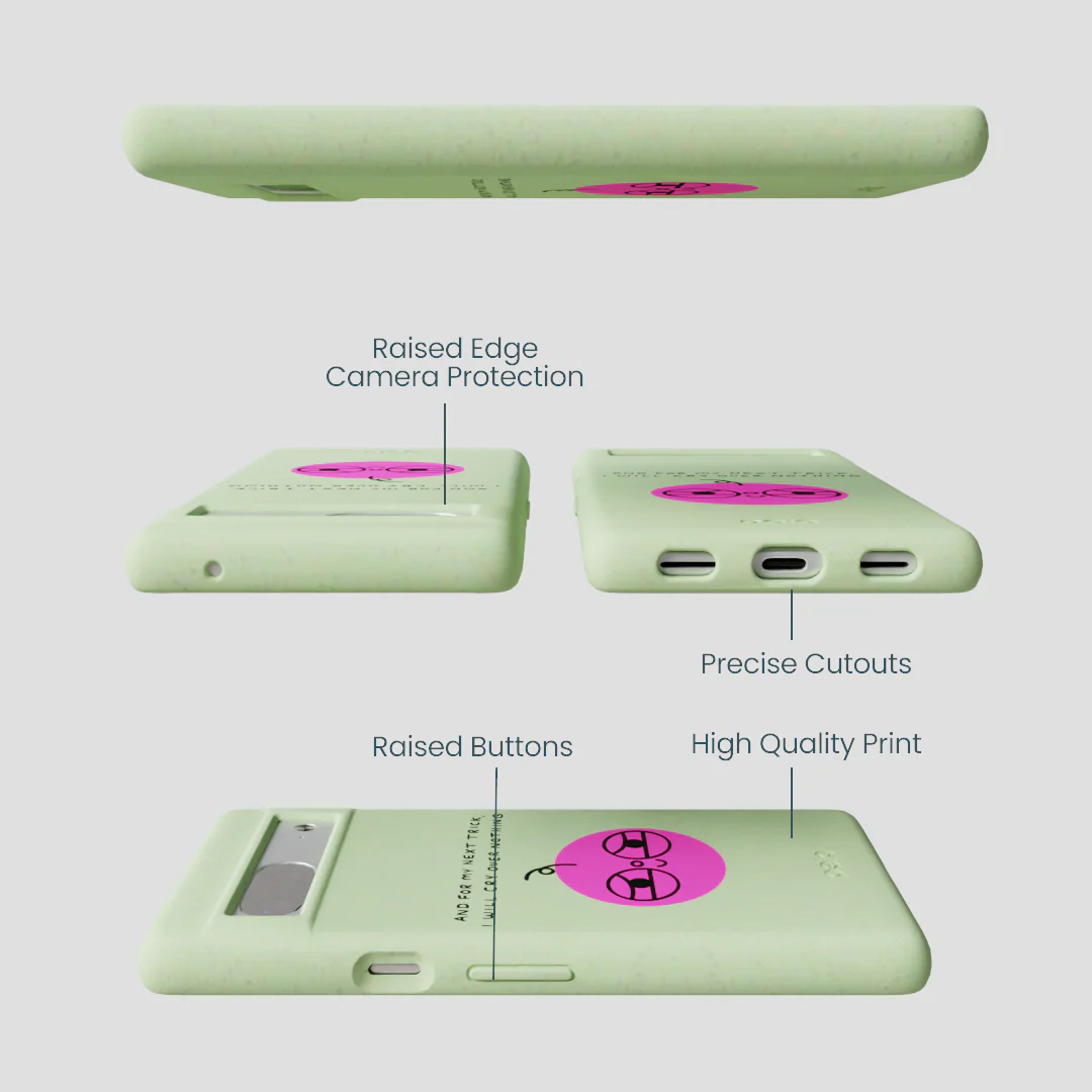 Sage Green Cry Google Pixel 7a Case - Image 3