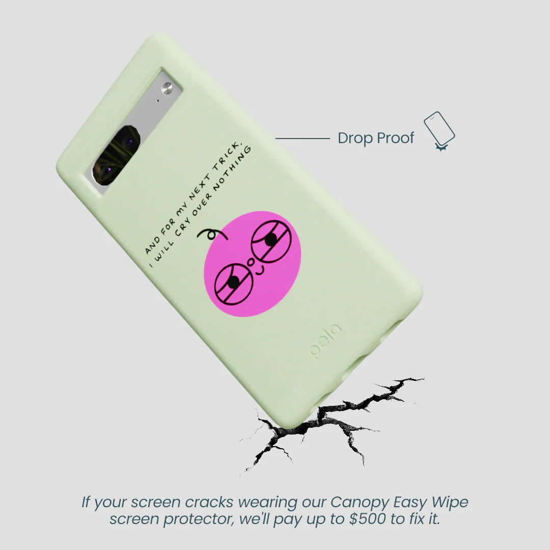 Sage Green Cry Google Pixel 7a Case - Image 5