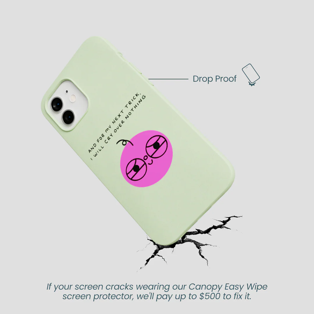 Sage Green Cry iPhone 12/ iPhone 12 Pro Case - Image 5