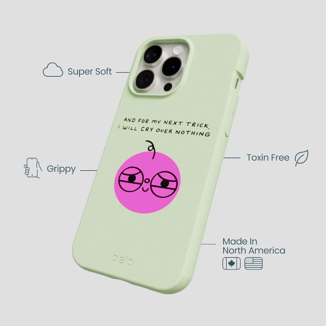 Sage Green Cry iPhone 14 Pro Max Case - Image 4