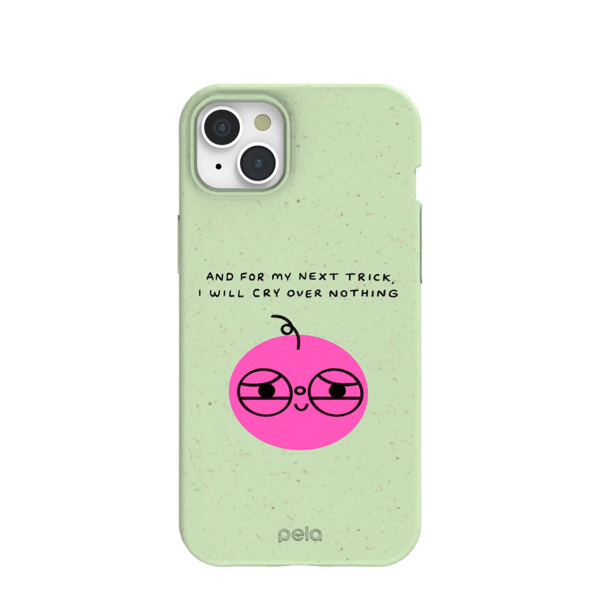 Sage Green Cry iPhone 15 Plus Case