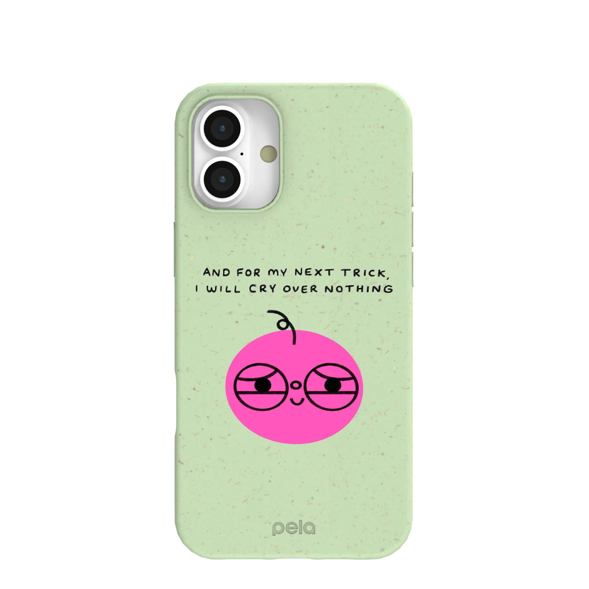 Sage Green Cry iPhone 16 Plus Case