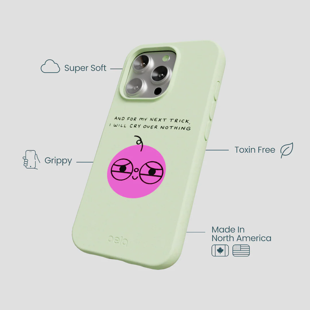 Sage Green Cry iPhone 16 Pro Case - Image 4