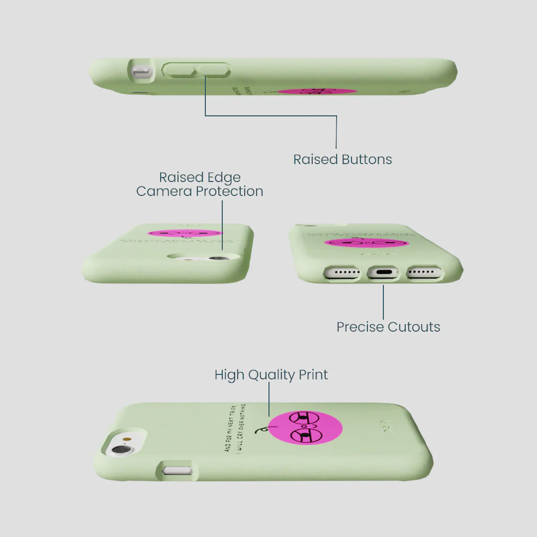 Sage Green Cry iPhone 6/6s/7/8/SE Case - Image 3