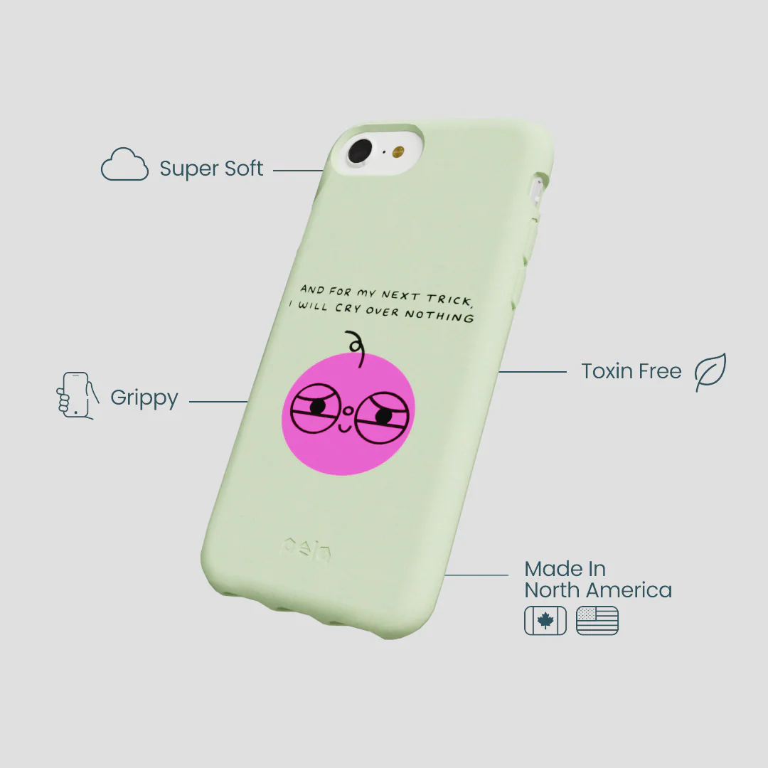 Sage Green Cry iPhone 6/6s/7/8/SE Case - Image 4