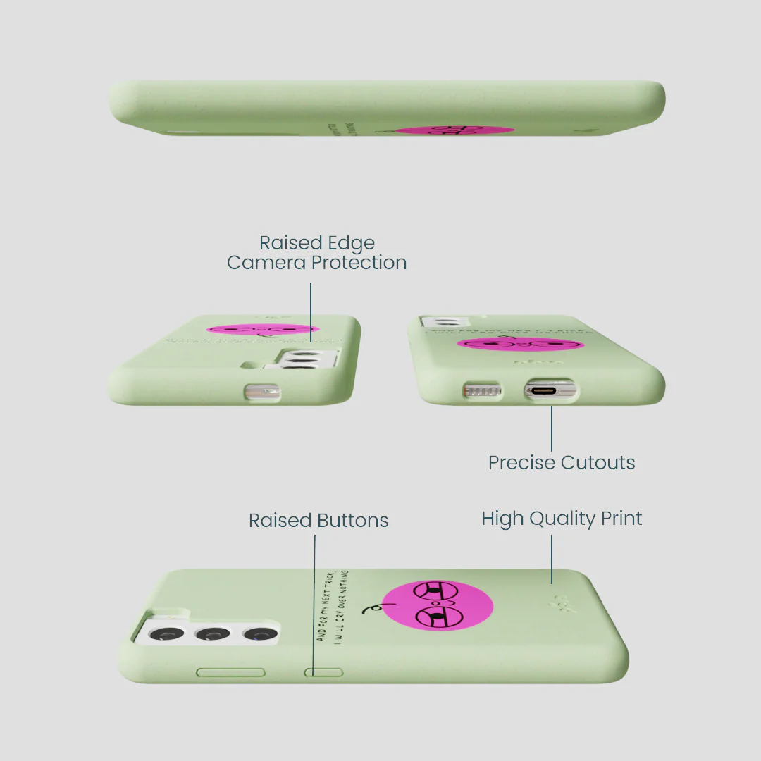 Sage Green Cry Samsung Galaxy S21 Case - Image 3