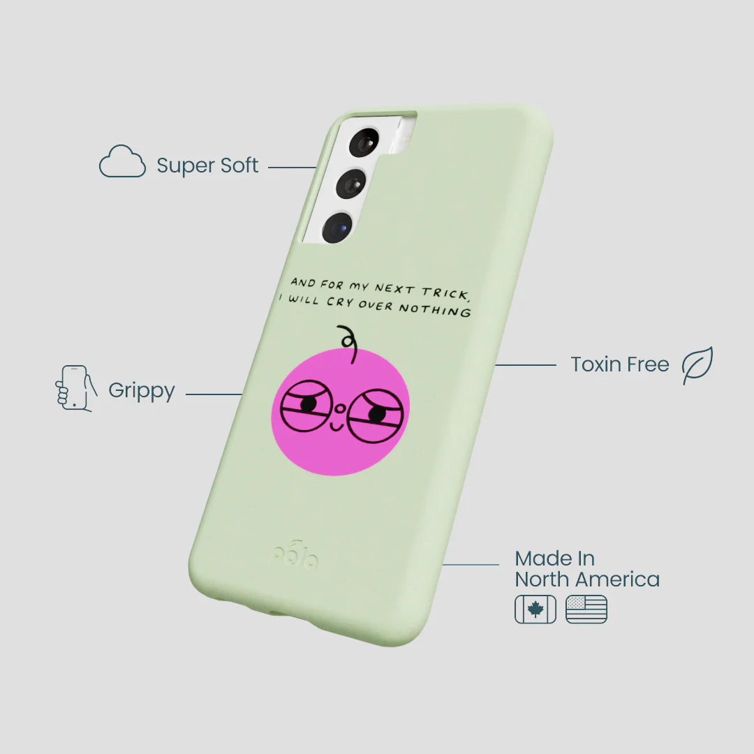 Sage Green Cry Samsung Galaxy S21 Case - Image 4