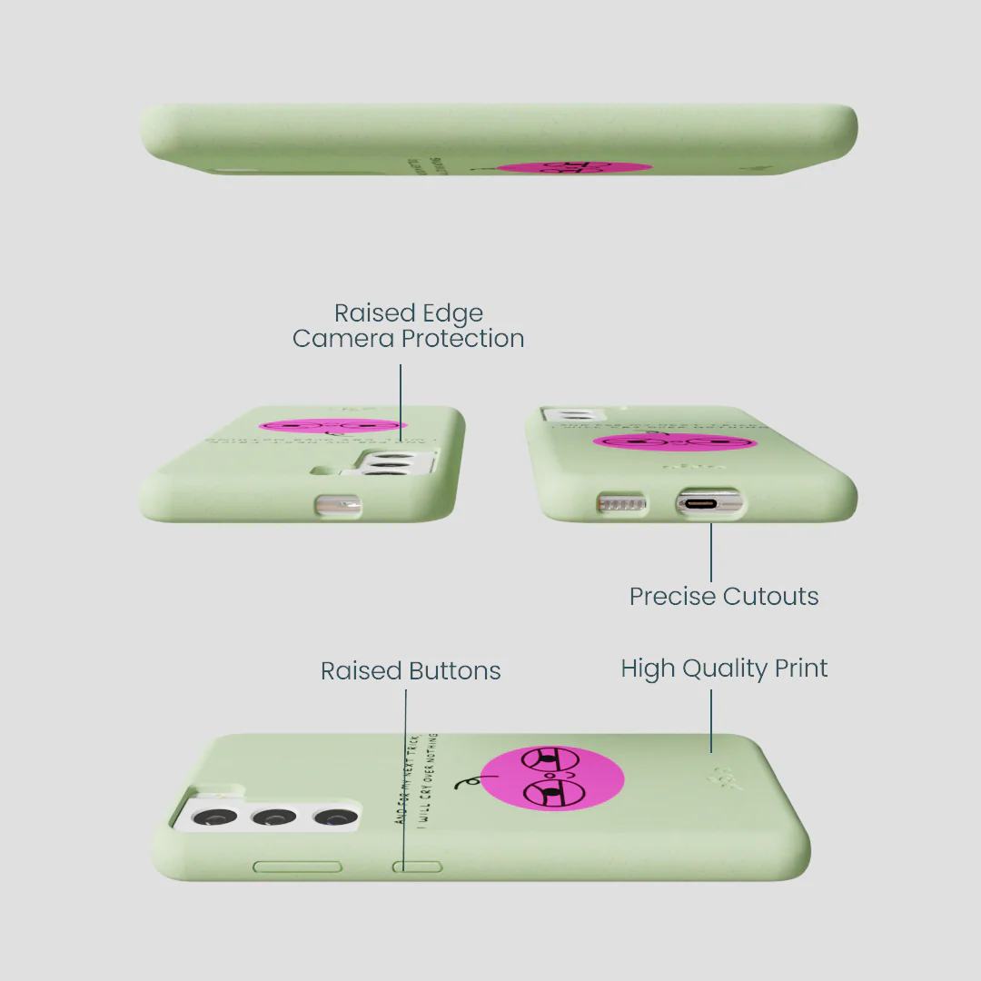 Sage Green Cry Samsung Galaxy S22 Case - Image 3