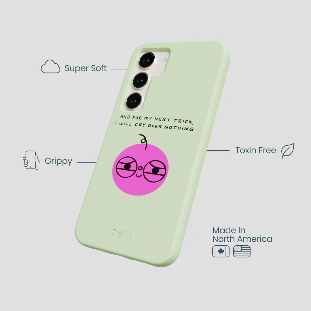 Sage Green Cry Samsung Galaxy S23 Case - Image 4