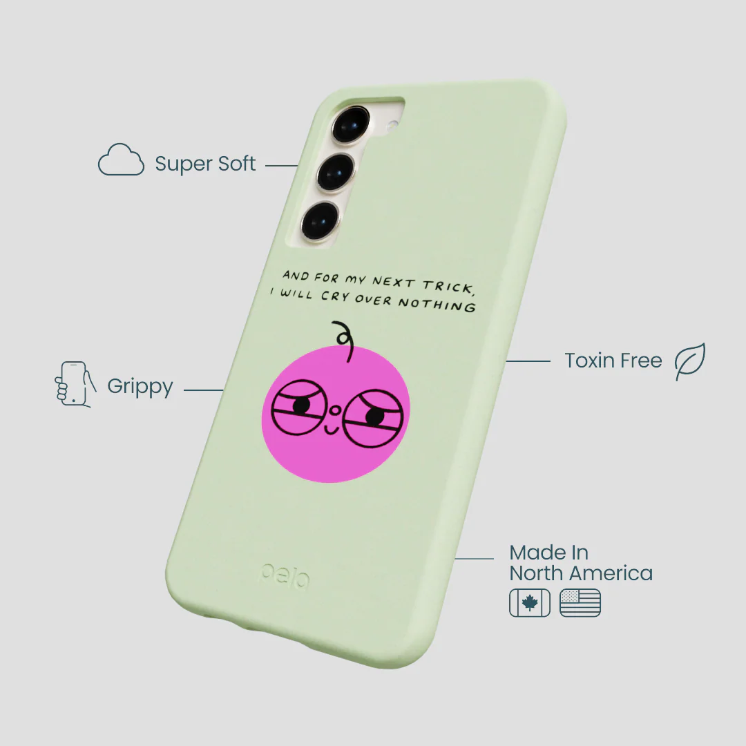 Sage Green Cry Samsung Galaxy S23+(Plus) Case - Image 4
